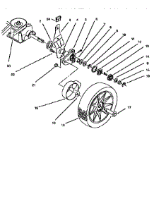 Rear Axle Assembly parts for Lawnboy Gas Walk-Behind Mower 10301-590001-5999999 from AppliancePartsPros.com