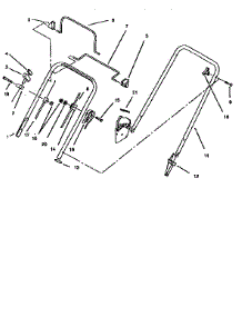Handle Assembly parts for Lawnboy Gas Walk-Behind Mower 10301-590001-5999999 from AppliancePartsPros.com