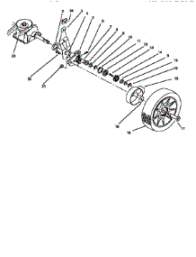 Rear Axle Assembly parts for Lawnboy Gas Walk-Behind Mower 10302-5900001-5999999 from AppliancePartsPros.com