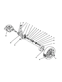 Rear Axle Assembly parts for Lawnboy Gas Walk-Behind Mower 10302-6900001 AND UP from AppliancePartsPros.com