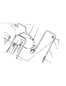Handle Assembly parts for Lawnboy Gas Walk-Behind Mower 10302-6900001 AND UP from AppliancePartsPros.com