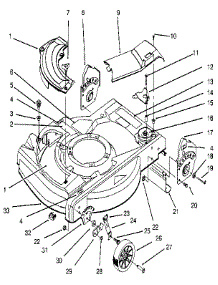 Deck & Wheel Assembly (Self Propelled) parts for Lawnboy Gas Walk-Behind Mower 10310-3900001 AND UP from AppliancePartsPros.com