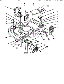 Deck&Wheel Assy(Self Propelled) parts for Lawnboy Gas Walk-Behind Mower 10310-4900001 TO 4999999 from AppliancePartsPros.com