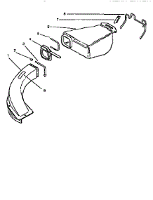 Rear Catcher Assembly parts for Lawnboy Gas Walk-Behind Mower 10310-4900001 TO 4999999 from AppliancePartsPros.com