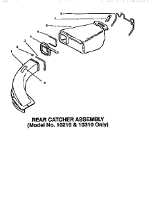 Rear Catcher Assembly parts for Lawnboy Gas Walk-Behind Mower 10310-5900001-5999999 from AppliancePartsPros.com