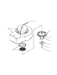 Recoil Starter Assembly parts for Lawnboy Gas Walk-Behind Mower 10314-6900001 AND UP from AppliancePartsPros.com