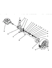 Rear Axle Assembly parts for Lawnboy Gas Walk-Behind Mower 10314-7900001 AND UP from AppliancePartsPros.com