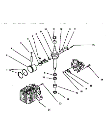 Engine Assembly parts for Lawnboy Gas Walk-Behind Mower 10314-7900001 AND UP from AppliancePartsPros.com