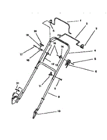 Handle Assembly parts for Lawnboy Gas Walk-Behind Mower 10314-7900001 AND UP from AppliancePartsPros.com