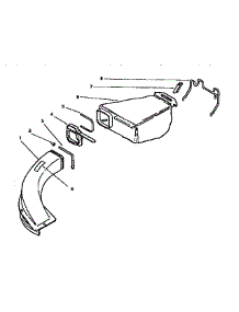 Rear Catcher Assembly parts for Lawnboy Gas Walk-Behind Mower 10314-7900001 AND UP from AppliancePartsPros.com