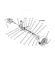Rear Axle Assembly parts for Lawnboy Gas Walk-Behind Mower 10321-8900001 AND UP from AppliancePartsPros.com