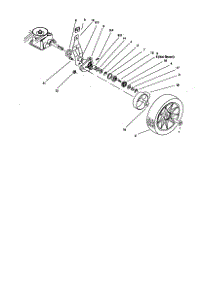 Rear Axle Assembly parts for Lawnboy Gas Walk-Behind Mower 10323-8900001 AND UP from AppliancePartsPros.com