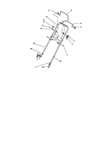 Handle Assembly parts for Lawnboy Gas Walk-Behind Mower 10323-8900001 AND UP from AppliancePartsPros.com