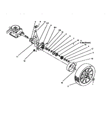 Wheel Assembly parts for Lawnboy Gas Walk-Behind Mower 10324-8900001 & UP from AppliancePartsPros.com