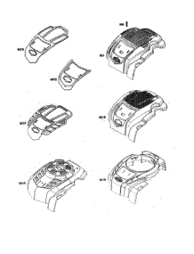 Blower Housing parts for Briggs & Stratton Lawn & Garden Engine 103M02-0070-F1 from AppliancePartsPros.com