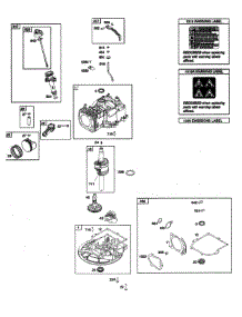 Cylinder / Crankshaft / Gasket Set parts for Briggs & Stratton Lawn & Garden Engine 103M02-0070-F1 from AppliancePartsPros.com