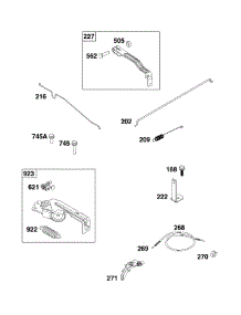 Controls parts for Briggs & Stratton Lawn & Garden Engine 103M02-0115-F1 from AppliancePartsPros.com