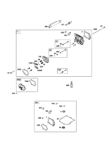 Cylinder Head parts for Briggs & Stratton Lawn & Garden Engine 103M02-0115-F1 from AppliancePartsPros.com