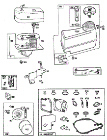 Fuel Tank Assembly parts for Briggs & Stratton Lawn & Garden Engine 104700 TO 104799 (0101 - 0101) from AppliancePartsPros.com