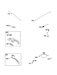 Controls parts for Briggs & Stratton Lawn & Garden Engine 104M02-0223-F1 from AppliancePartsPros.com