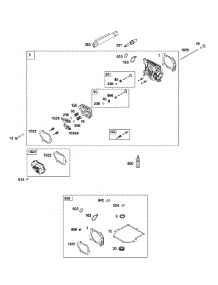 Cylinder Head parts for Briggs & Stratton Lawn & Garden Engine 104M02-0223-F1 from AppliancePartsPros.com