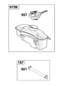 Fuel Supply parts for Briggs & Stratton Lawn & Garden Engine 104M02-0250-F1 from AppliancePartsPros.com