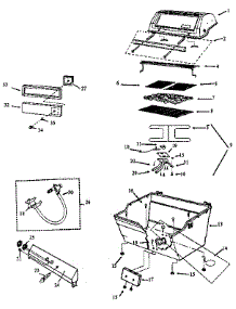 Grill Head Assembly parts for Kenmore Gas Grill 10503 from AppliancePartsPros.com