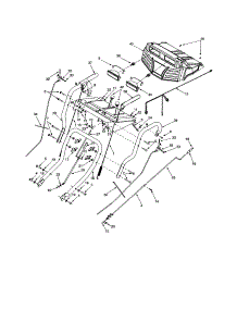 Chute And Cable Assembly / Handle parts for Troy-Bilt Gas Snowblower 10530 from AppliancePartsPros.com