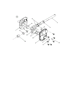 Auger Gear Box / Axle / Housing parts for Troy-Bilt Gas Snowblower 10530 from AppliancePartsPros.com