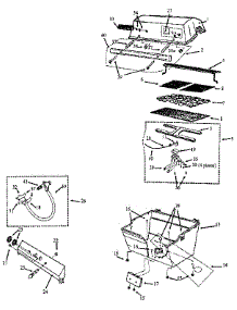 Grill Head Assembly parts for Kenmore Gas Grill 10557 from AppliancePartsPros.com