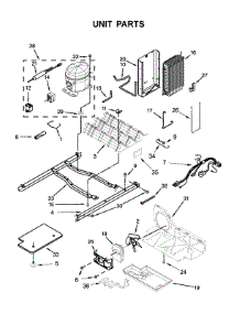 Unit Parts parts for Kenmore Side-By-Side Refrigerator 106.41132712 (10641132712, 106 41132712) from AppliancePartsPros.com