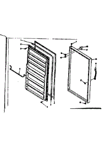 Door Parts parts for Kenmore Refrigerator 106.625200 (106625200, 106 625200) from AppliancePartsPros.com