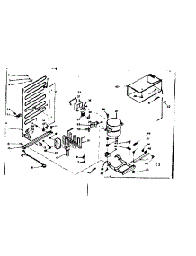 Unit Parts parts for Kenmore Refrigerator 106.6651002 (1066651002, 106 6651002) from AppliancePartsPros.com