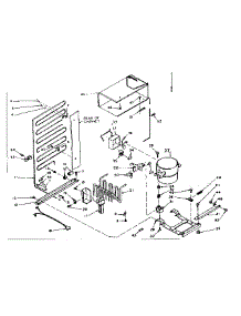 Unit Parts parts for Kenmore Refrigerator 106.6651011 (1066651011, 106 6651011) from AppliancePartsPros.com