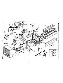 Ice Maker Parts parts for Kenmore Refrigerator 106.6651610 (1066651610, 106 6651610) from AppliancePartsPros.com