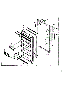 Door Parts parts for Kenmore Refrigerator 106.6651620 (1066651620, 106 6651620) from AppliancePartsPros.com