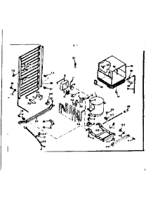 Unit Parts parts for Kenmore Refrigerator 106.6651622 (1066651622, 106 6651622) from AppliancePartsPros.com