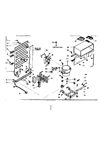 Unit Parts parts for Kenmore Refrigerator 106.6652300 (1066652300, 106 6652300) from AppliancePartsPros.com