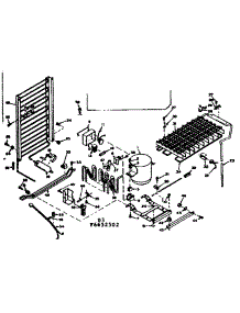 Unit Parts parts for Kenmore Refrigerator 106.6652512 (1066652512, 106 6652512) from AppliancePartsPros.com