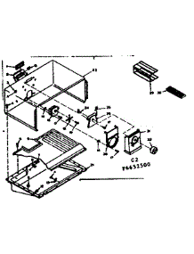 Freezer Parts parts for Kenmore Refrigerator 106.6652520 (1066652520, 106 6652520) from AppliancePartsPros.com