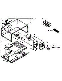 Freezer Parts parts for Kenmore Refrigerator 106.6652532 (1066652532, 106 6652532) from AppliancePartsPros.com