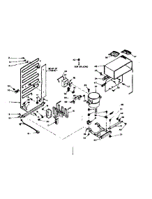 Unit Parts parts for Kenmore Refrigerator 106.6653030 (1066653030, 106 6653030) from AppliancePartsPros.com