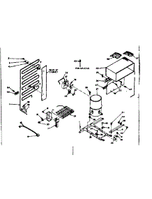 Unit Parts parts for Kenmore Refrigerator 106.6653032 (1066653032, 106 6653032) from AppliancePartsPros.com