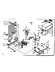 Unit Parts parts for Kenmore Refrigerator 106.6653310 (1066653310, 106 6653310) from AppliancePartsPros.com