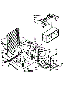 Unit Parts parts for Kenmore Refrigerator 106.6653710 (1066653710, 106 6653710) from AppliancePartsPros.com