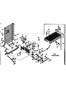 Unit Parts parts for Kenmore Refrigerator 106.6654001 (1066654001, 106 6654001) from AppliancePartsPros.com
