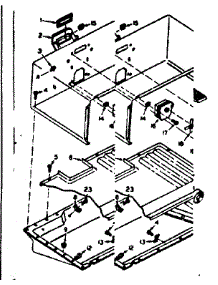 Freezer Parts parts for Kenmore Refrigerator 106.6654002 (1066654002, 106 6654002) from AppliancePartsPros.com