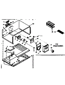 Freezer Parts parts for Kenmore Refrigerator 106.6654011 (1066654011, 106 6654011) from AppliancePartsPros.com