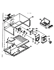Freezer Parts parts for Kenmore Refrigerator 106.6654100 (1066654100, 106 6654100) from AppliancePartsPros.com