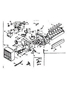Ice Maker Parts parts for Kenmore Refrigerator 106.6654120 (1066654120, 106 6654120) from AppliancePartsPros.com